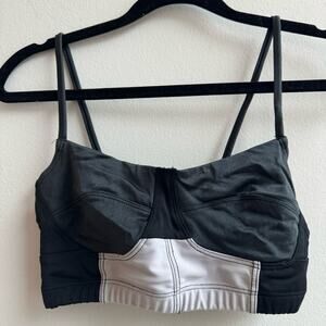 Onzie Black & White Supportive Sports Bra - SM